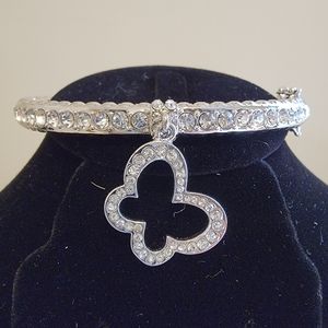 Brand New Rhinestone Oval Shaded Bracelet